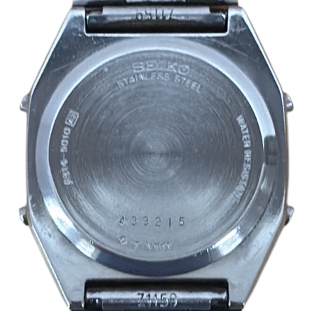 SEIKO SQ A914-5010 Chronograph Quartz Digital Men's Watch, 7.5” New Battery - Picture 10 of 10